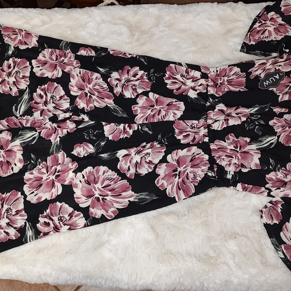 Strapless floral widelegs jumpsuit - Picture 1 of 3